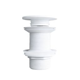 Oltens Kalla korek umywalkowy okrągły klik klak bez przelewu G 1 1/4 LavaForm biały 05201000