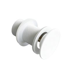 Oltens Kalla korek umywalkowy okrągły klik klak bez przelewu G 1 1/4 LavaForm biały 05201000