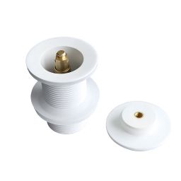 Oltens Kalla korek umywalkowy okrągły klik klak bez przelewu G 1 1/4 LavaForm biały 05201000