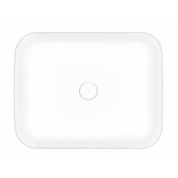 Oltens Hadsel umywalka 50x40 cm prostokątna nablatowa biała 40308000