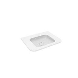 Oltens Hamnes umywalka 60x46,1 cm prostokątna meblowa LavaForm biały połysk 40212000