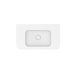 Oltens Hamnes umywalka 80x46,1 cm prostokątna meblowa LavaForm biały połysk 40213000