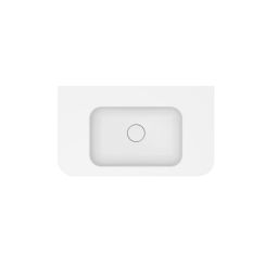 Oltens Hamnes umywalka 80x46,1 cm prostokątna meblowa LavaForm biały mat 40213900