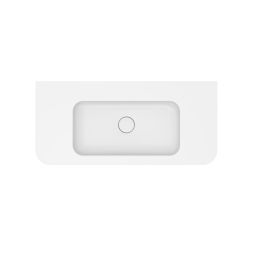 Oltens Hamnes umywalka 100x46,1 cm prostokątna meblowa LavaForm biały połysk 40214000