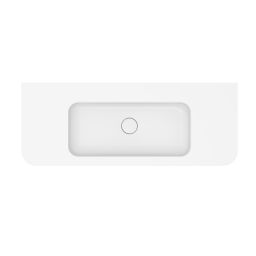 Oltens Hamnes umywalka 120x46,1 cm prostokątna meblowa LavaForm biały połysk 40215000