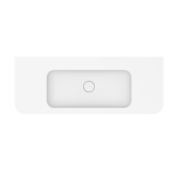 Oltens Hamnes umywalka 120x46,1 cm prostokątna meblowa LavaForm biały mat 40215900