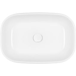 Oltens Jurong umywalka 54x36 cm owalna nablatowa biała 40804000