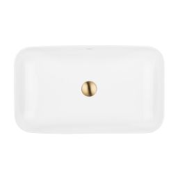 Oltens Hadsel umywalka 61x35 cm prostokątna biała 40326000