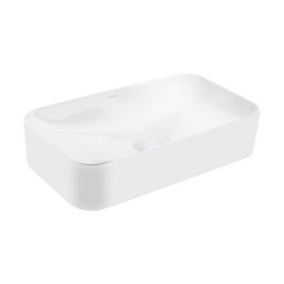 Oltens Hadsel umywalka 61x35 cm prostokątna biała 40326000