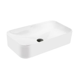 Oltens Hadsel umywalka 61x35 cm prostokątna biała 40326000