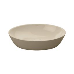 Oltens Nilsa umywalka 50x35 cm owalna nablatowa kaszmir połysk 40338400