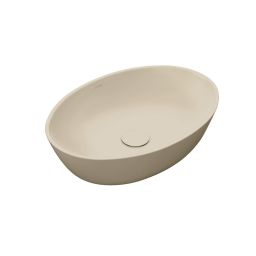 Oltens Nilsa umywalka 50x35 cm owalna nablatowa kaszmir mat 40338500