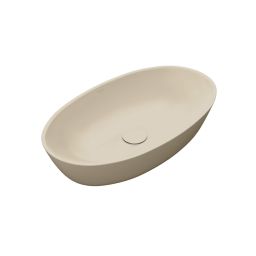 Oltens Nilsa umywalka 60x35 cm owalna nablatowa kaszmir mat 40339500