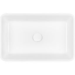 Oltens Fossa umywalka 55x34 cm prostokątna nablatowa biała 40301000