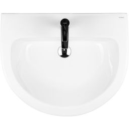 Oltens Jog umywalka 61x49 cm wisząca z powłoką SmartClean biała 41501000