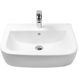 Oltens Vernal umywalka 56x45 cm wisząca z powłoką SmartClean biała 41502000