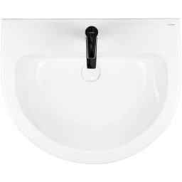 Oltens Jog umywalka 61x49 cm wisząca z powłoką SmartClean biała 41501000