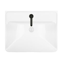 Oltens Kolma umywalka 61x47,5 cm prostokątna wpuszczana biała 41208000