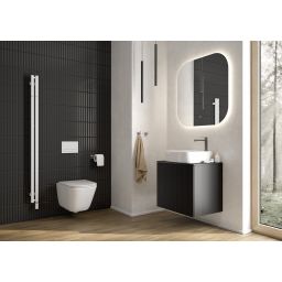 Oltens Hadsel Slim deska sedesowa wolnoopadająca twarda biała 45120000