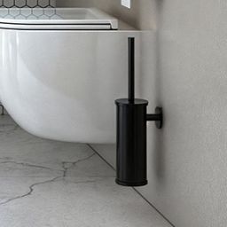 Oltens Gulfoss szczotka toaletowa ścienna czarny mat 82100300