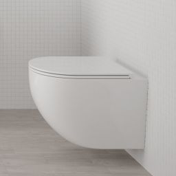 Oltens Hamnes Kort miska WC wisząca PureRim z powłoką SmartClean biała 42519000