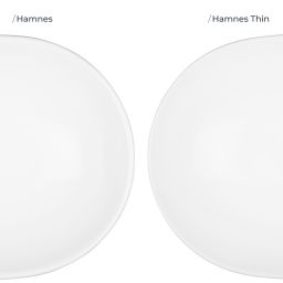 Oltens Hamnes Thin umywalka 60,5x41,5 cm owalna nablatowa biała 40320000