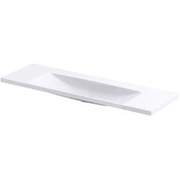 Oristo Compact umywalka 120x38 cm prostokątna meblowa biała UME-C-ET-120-92-BO