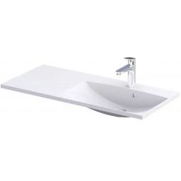 Oristo Amelia umywalka 100,2x46 cm meblowa prostokątna biała UME-AM-100-92-P