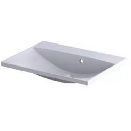 Oristo Uni umywalka 60x46,5 cm prostokątna meblowa biała UME-AM-60-92-BO