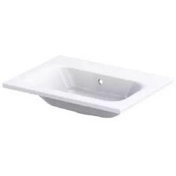 Oristo Uni umywalka 61x46 cm prostokątna meblowa biała UME-AR-60-92-BO