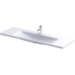 Oristo Compact umywalka 120x38 cm prostokątna meblowa biała UME-C-ET-120-92