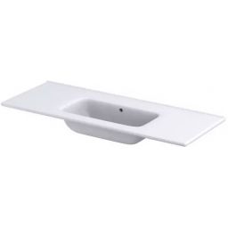 Oristo Uni umywalka 120x46,5 cm prostokątna meblowa biała UME-EN-120-91-BO