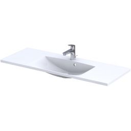 Oristo Amelia umywalka 120,2x46 cm meblowa prostokątna biała UME-AM-120-92-C