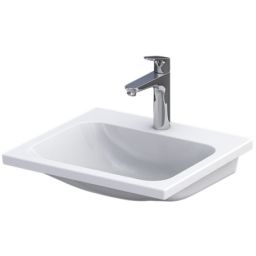 Oristo Cera umywalka 50x46 cm meblowa prostokątna biała UME-CE-50-91