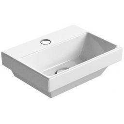 GSI Norm umywalka 35x26 cm prostokątna ścienna biała 8650111