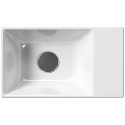 GSI Kube X umywalka 40x23 cm prostokątna ścienna biała 9484011