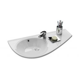 Outlet - Ravak Avocado umywalka 85x45 cm prawa biała XJ1P1100000
