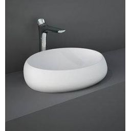 Rak Ceramics Rak Cloud umywalka 58x40 cm nablatowa biała mat CLOCT6000500A