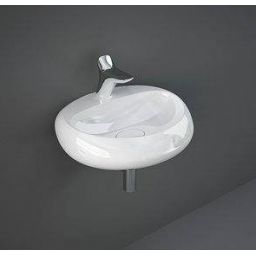 Rak Ceramics Rak Cloud umywalka 55x42,5 cm ścienna biała CLOWB5501AWHA