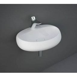 Rak Ceramics Rak Cloud umywalka 65x44 cm ścienna biała mat CLOWB6501500A