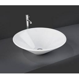 Rak Ceramics Daisy umywalka 38 cm nablatowa okrągła biała LADA00001