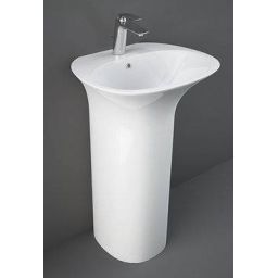 Rak Ceramics Sensation umywalka 55x46 cm wolnostojąca biała SENFS5501AWHA