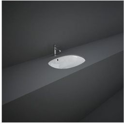 Rak Ceramics Variant umywalka 50x36 cm owalna podblatowa biała VARUC25000AWHA