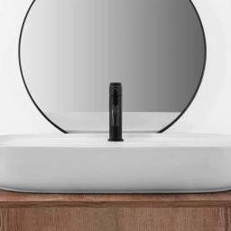 Rea Aura umywalka 81x41 cm owalna nablatowa biała REA-U2541