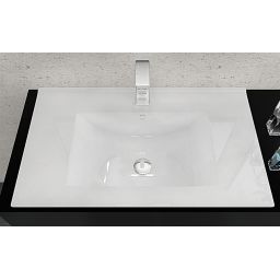 Rea Dafne 75 umywalka 76x46 cm wpuszczana prostokątna biała REA-U0040