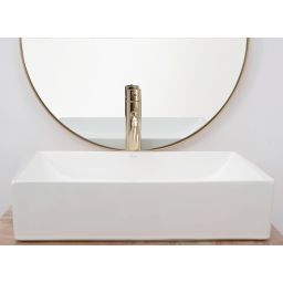 Rea Inga umywalka 51x34 cm nablatowa prostokątna biała REA-U1022