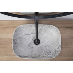 Rea Livia umywalka 46,5x33,5 cm prostokątna nablatowa REA-U3800