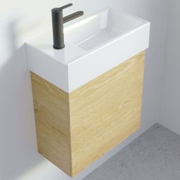 Riho Livit Tiny umywalka 41x20 cm prostokątna biała W012002005