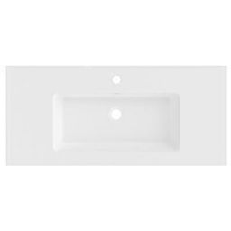 Riho Spring Dew umywalka 100x46 cm prostokątna meblowa biała W003003105