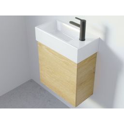 Riho Livit Tiny Wash umywalka 41x20 cm prostokątna biała W012001005